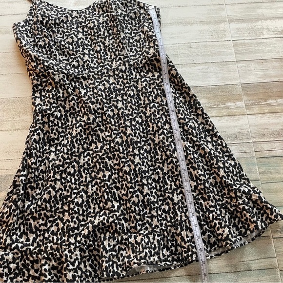 Old Navy | Animal Print Linen Cami Mini Dress. Size Medium - Picture 12 of 14